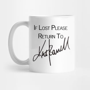 If Lost Please Return To - Kat Barrell Auto Mug